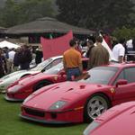 Three Ferrari F40s